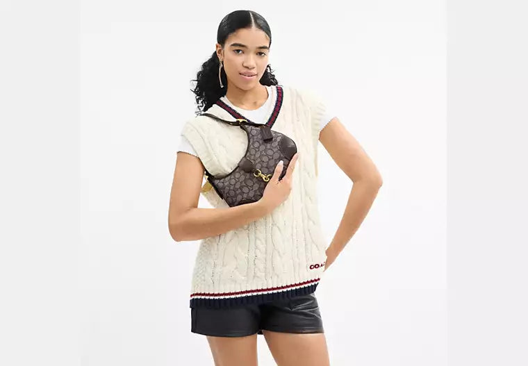 Sac Hobo Hamptons En Jacquard Exclusif