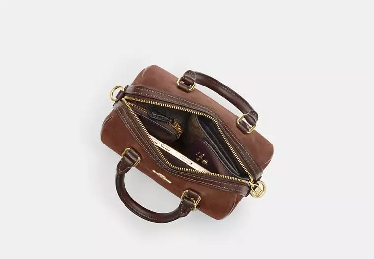 Mini Sac Bandoulière Rowan - Marron