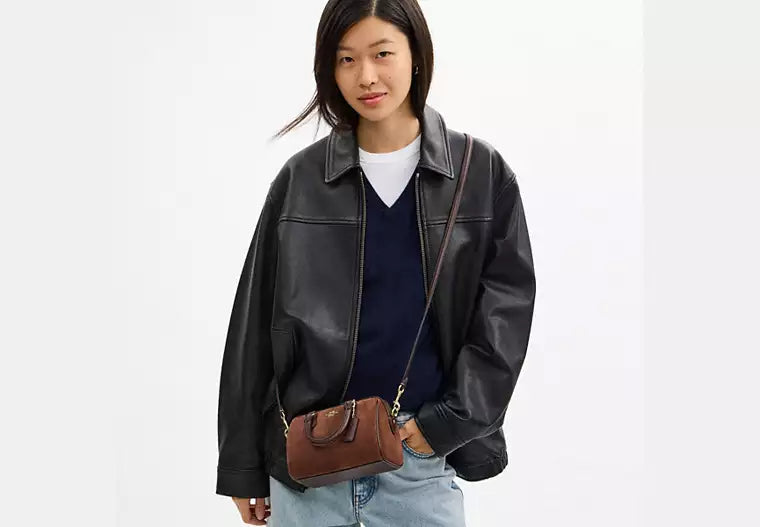 Mini Sac Bandoulière Rowan - Marron