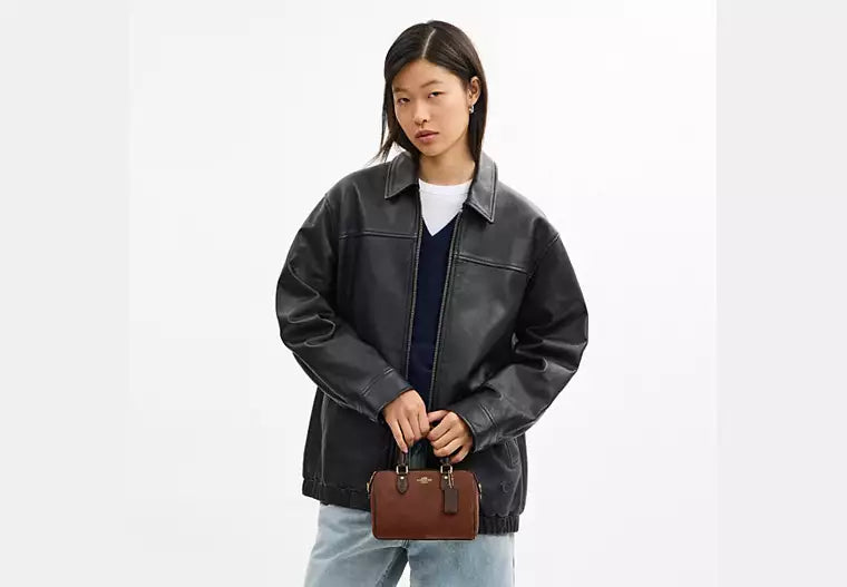 Mini Sac Bandoulière Rowan - Marron