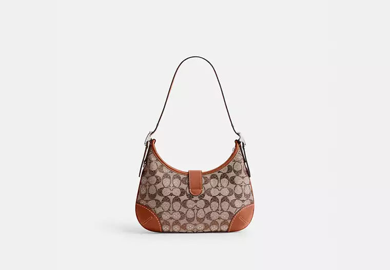 Sac hobo Hamptons en jacquard exclusif à cristaux